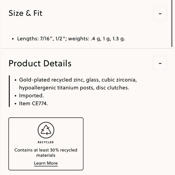 J.Crew NWT Holiday Stud Earrings Set of Three - Picture 6 of 7